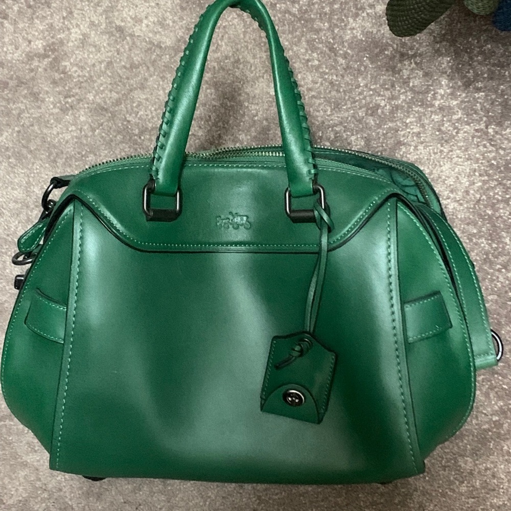Coach Green Handbag